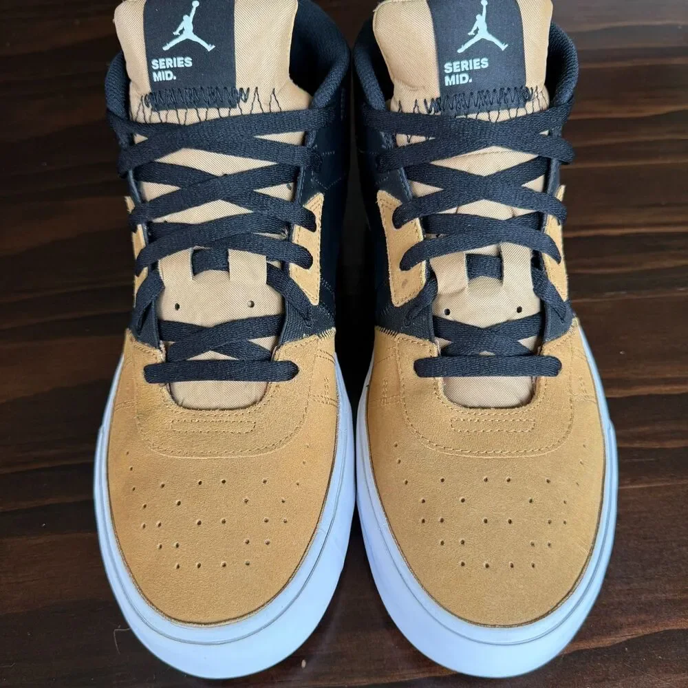 Nike Jordan Series.03 Mid Black/White-Elemental Gold Size 11 DA8026 017